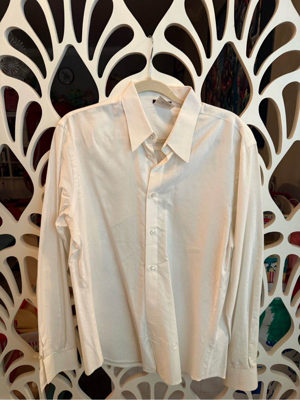 Dolce & Gabbana Men's White Dress Shirt - Long Sleeve